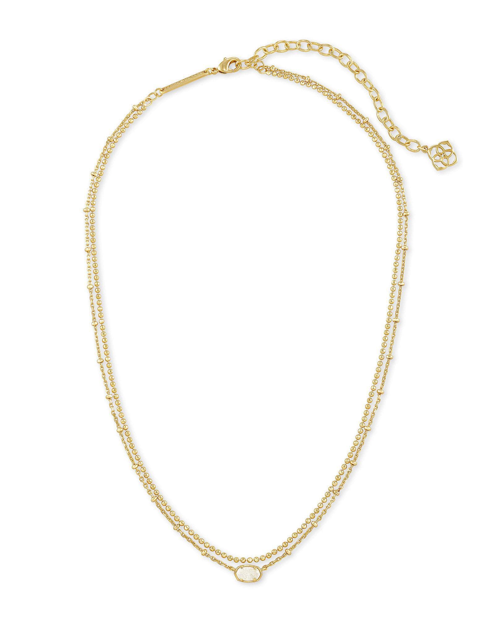 Emilie Multi Strand Necklace Gold