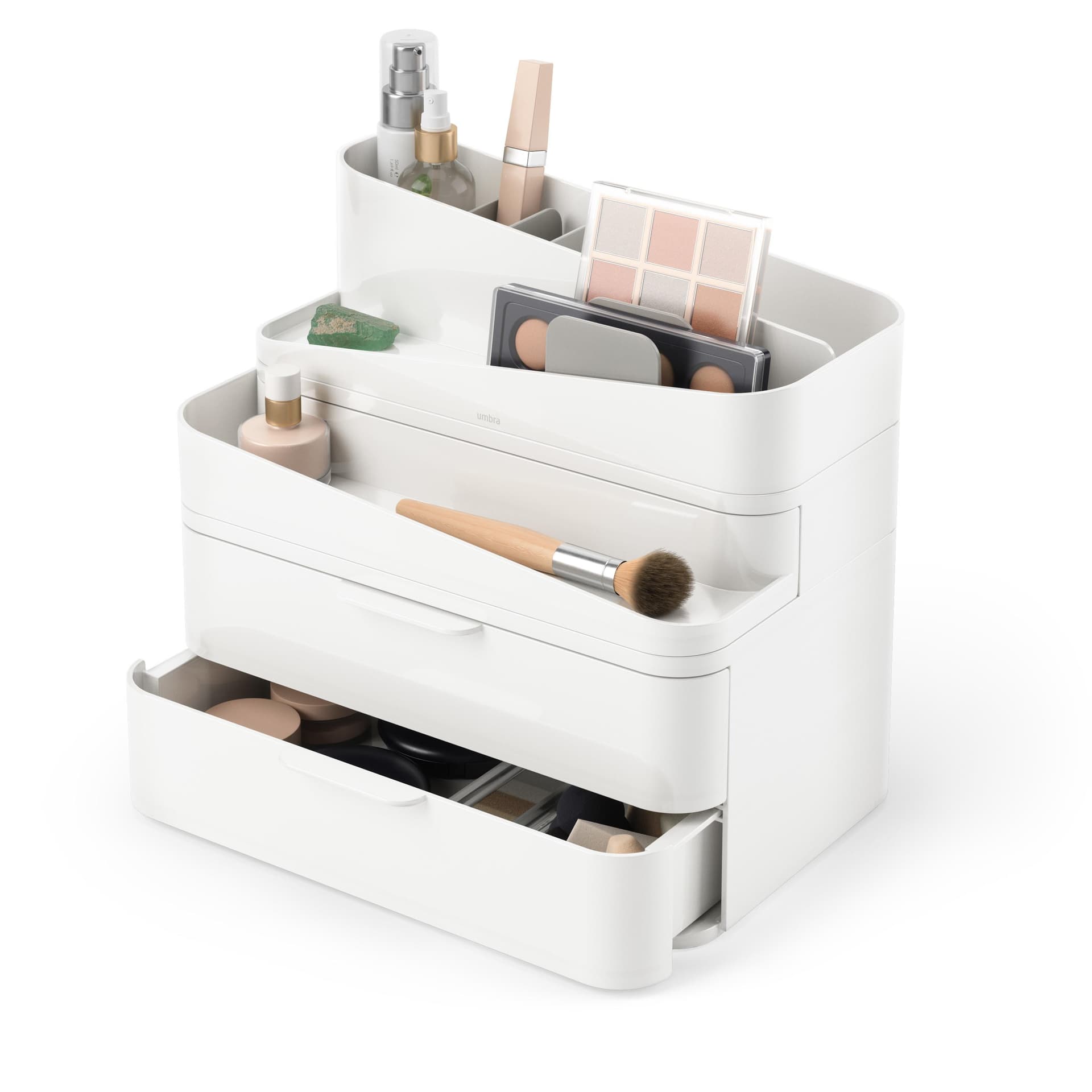 Glam Organizer Large White/Gray