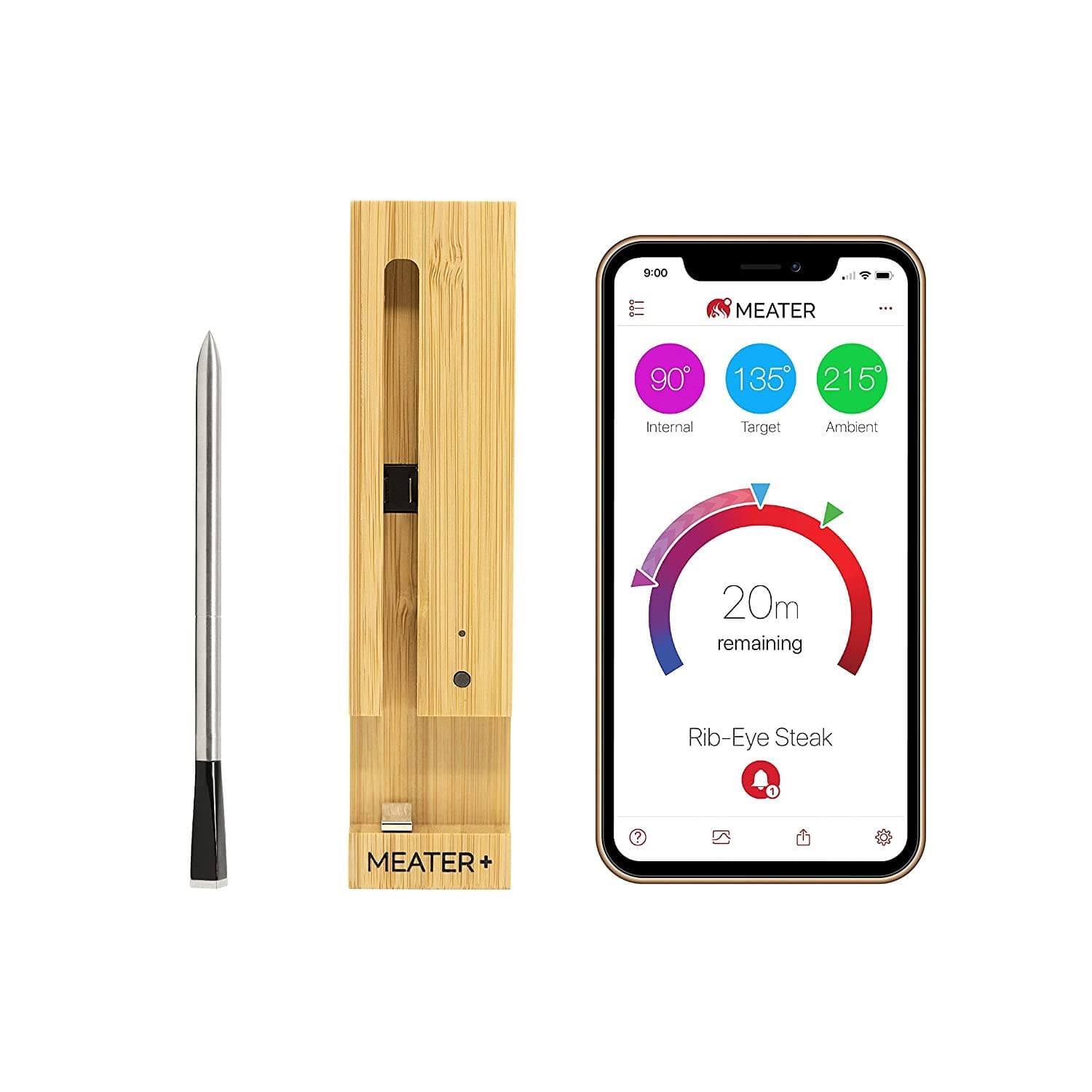 Meater+ 165ft Wireless Smart Meat Thermometer