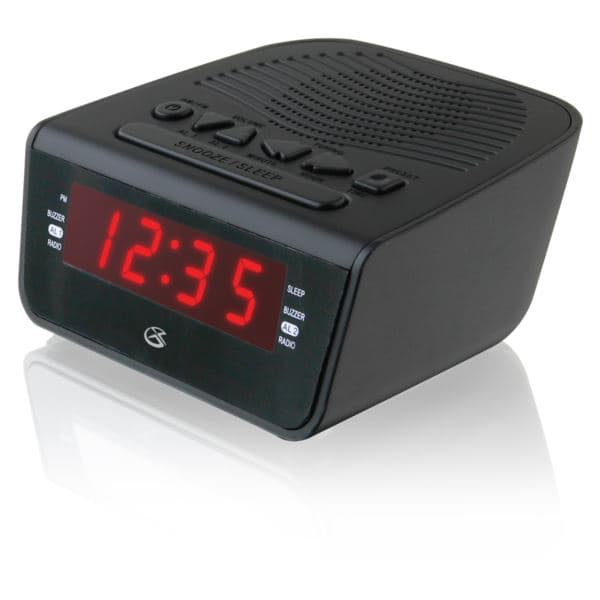 Dual Alarm Clock Radio w/0.6" Display