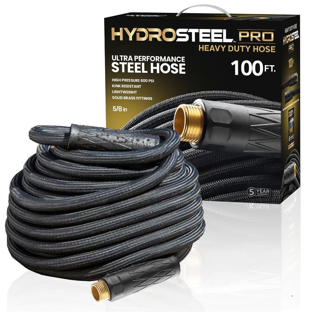 Pro Steel Garden Hose Size 100 FT