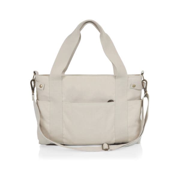 Temecula Wine Bag - Natural White Canvas