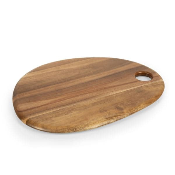Pebble Serving Board 18" x 15" - Natural Acacia