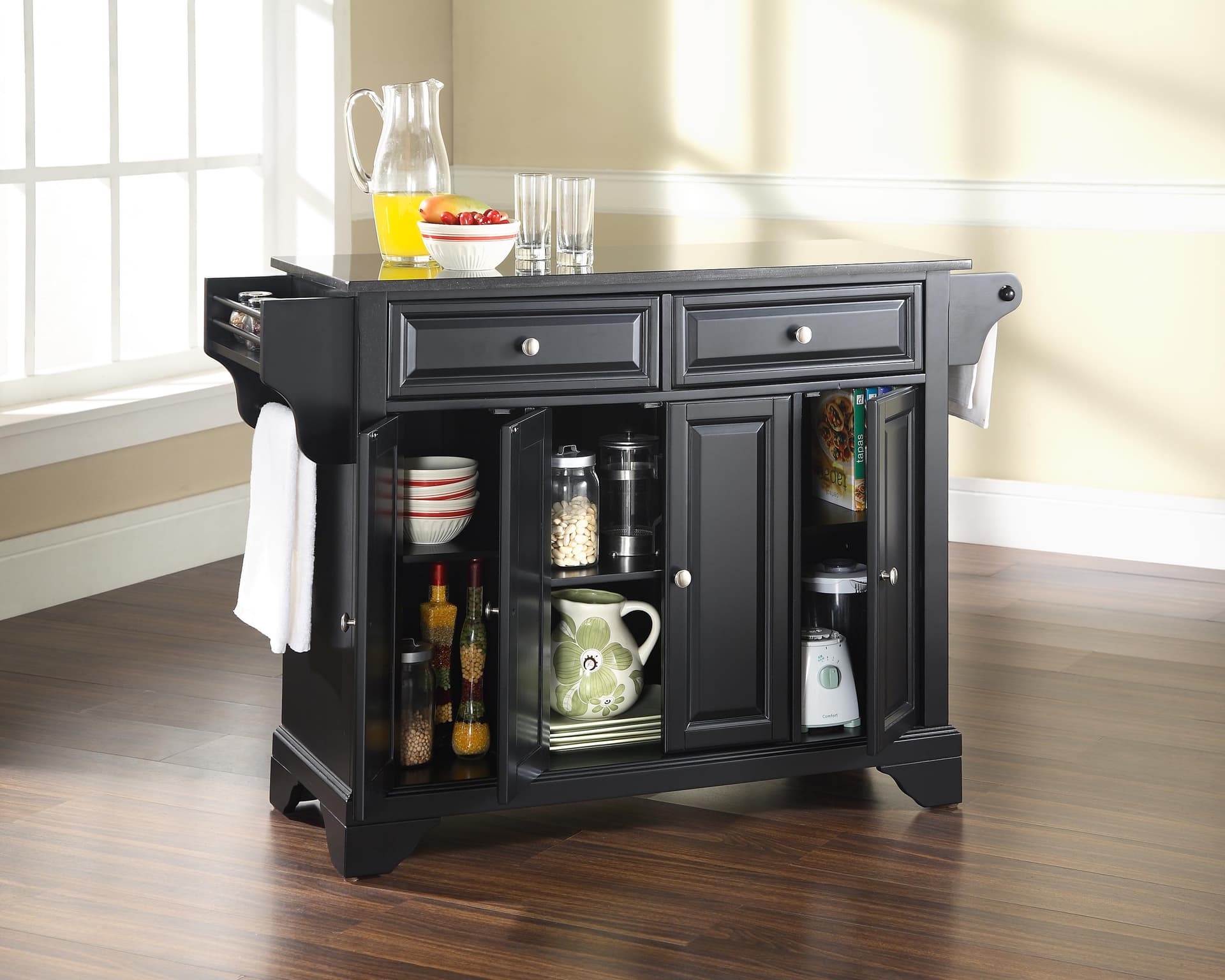 Lafayette Granite Top Full Size Kitchen Island/Cart