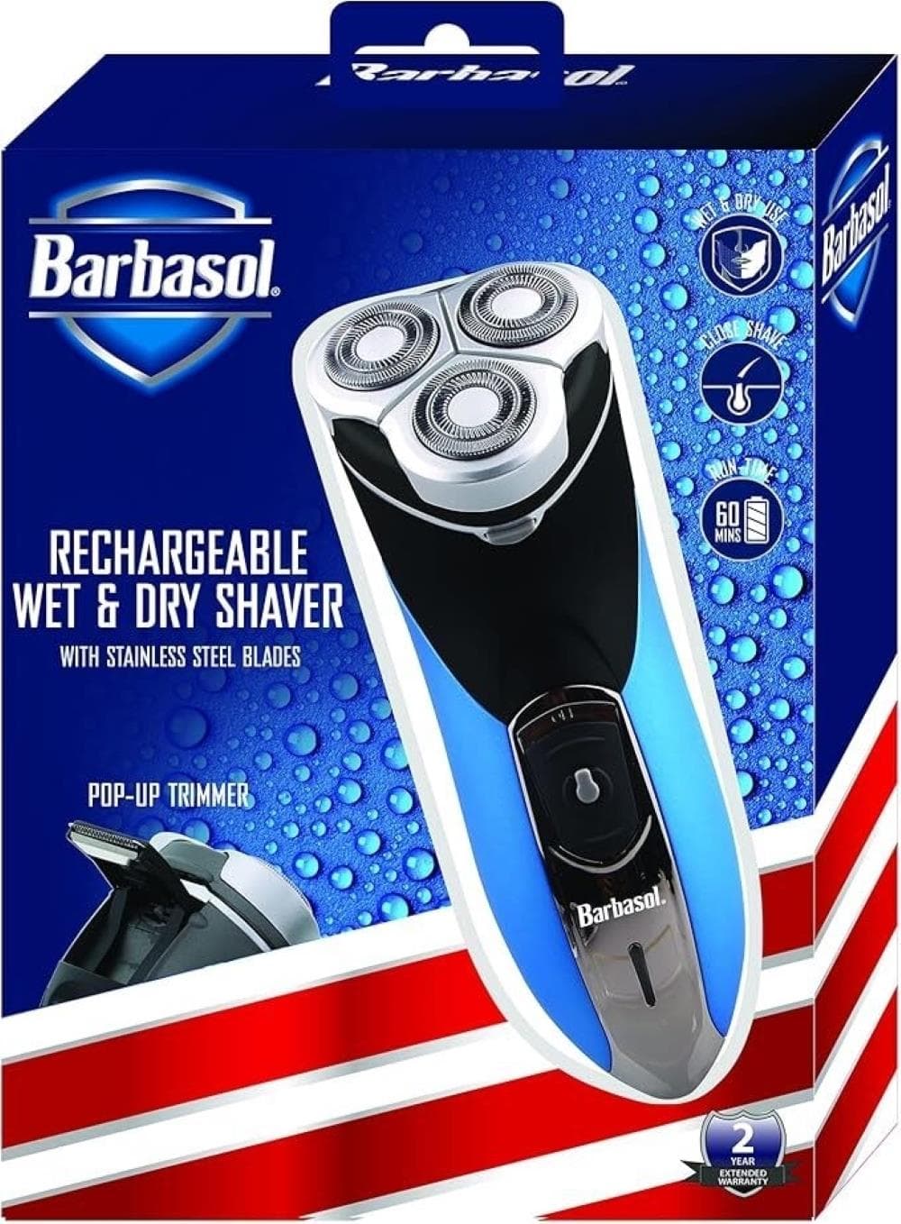 Wet Rotary Shaver with LCD