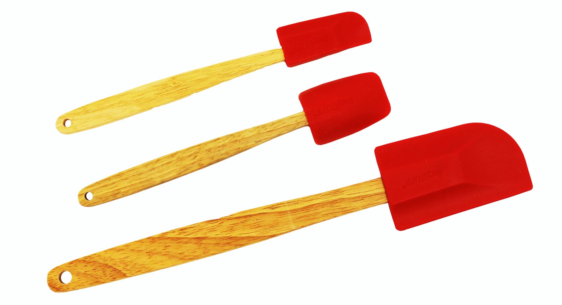 Silicone 3pc Spatula Set