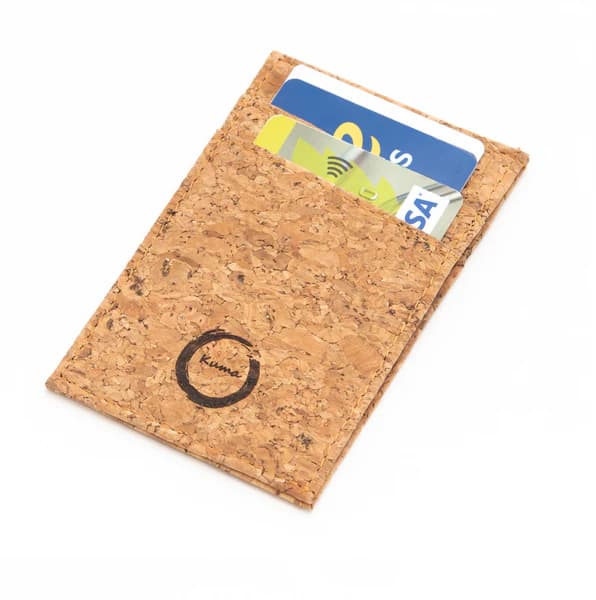 Natural Cork Card Holder – Minimalist Slim Design