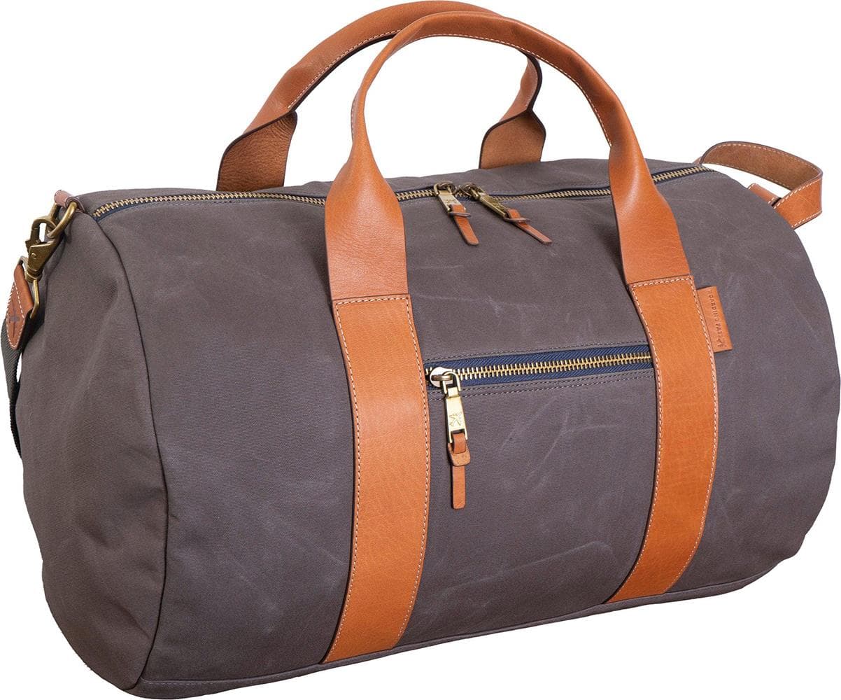 The Voyager Waxed Canvas Duffel Size 21"