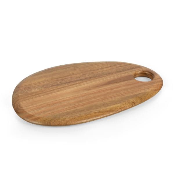 Pebble Serving Board 15" x 10" - Natural Acacia
