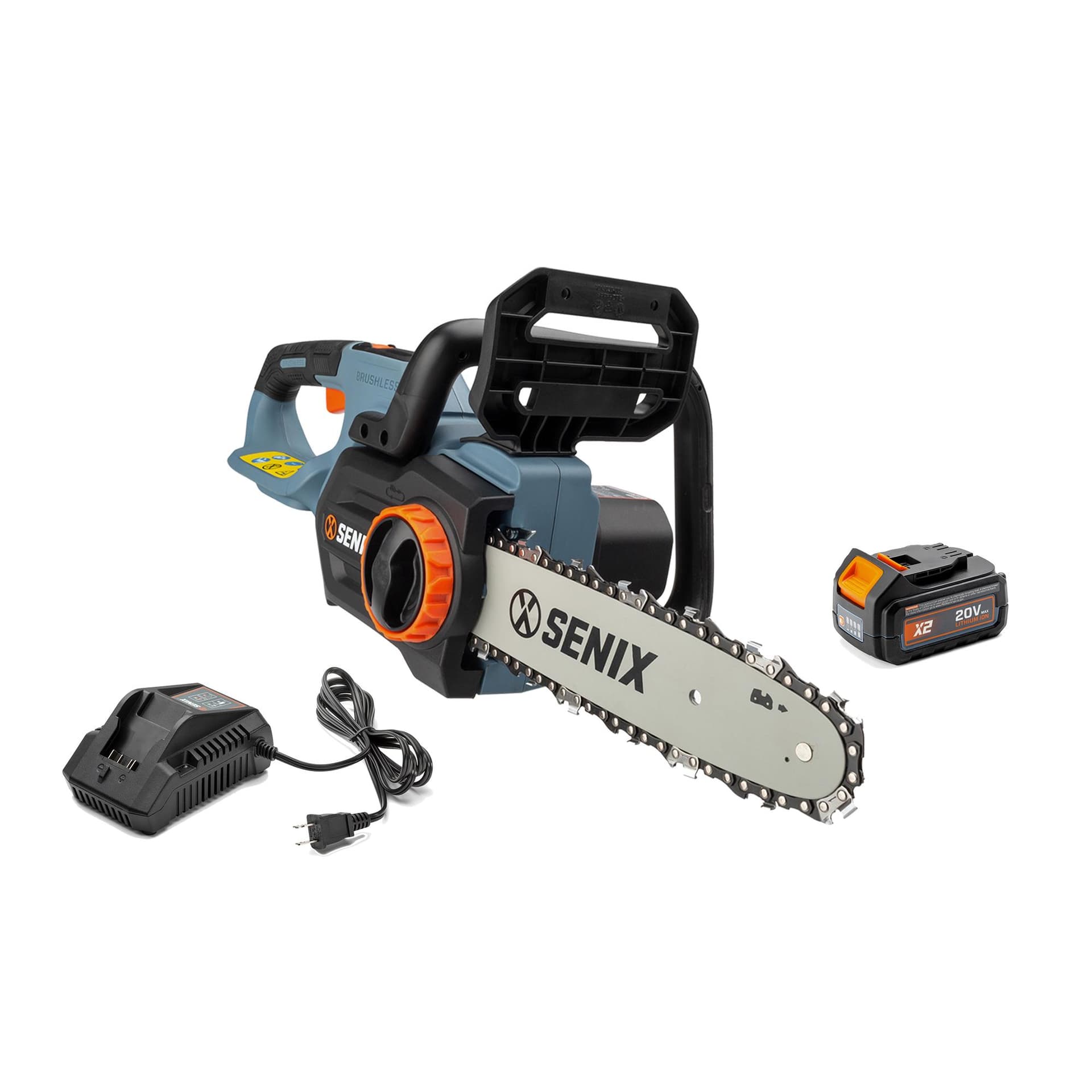 20 Volt Max Cordless Brushless Chainsaw Size 10"