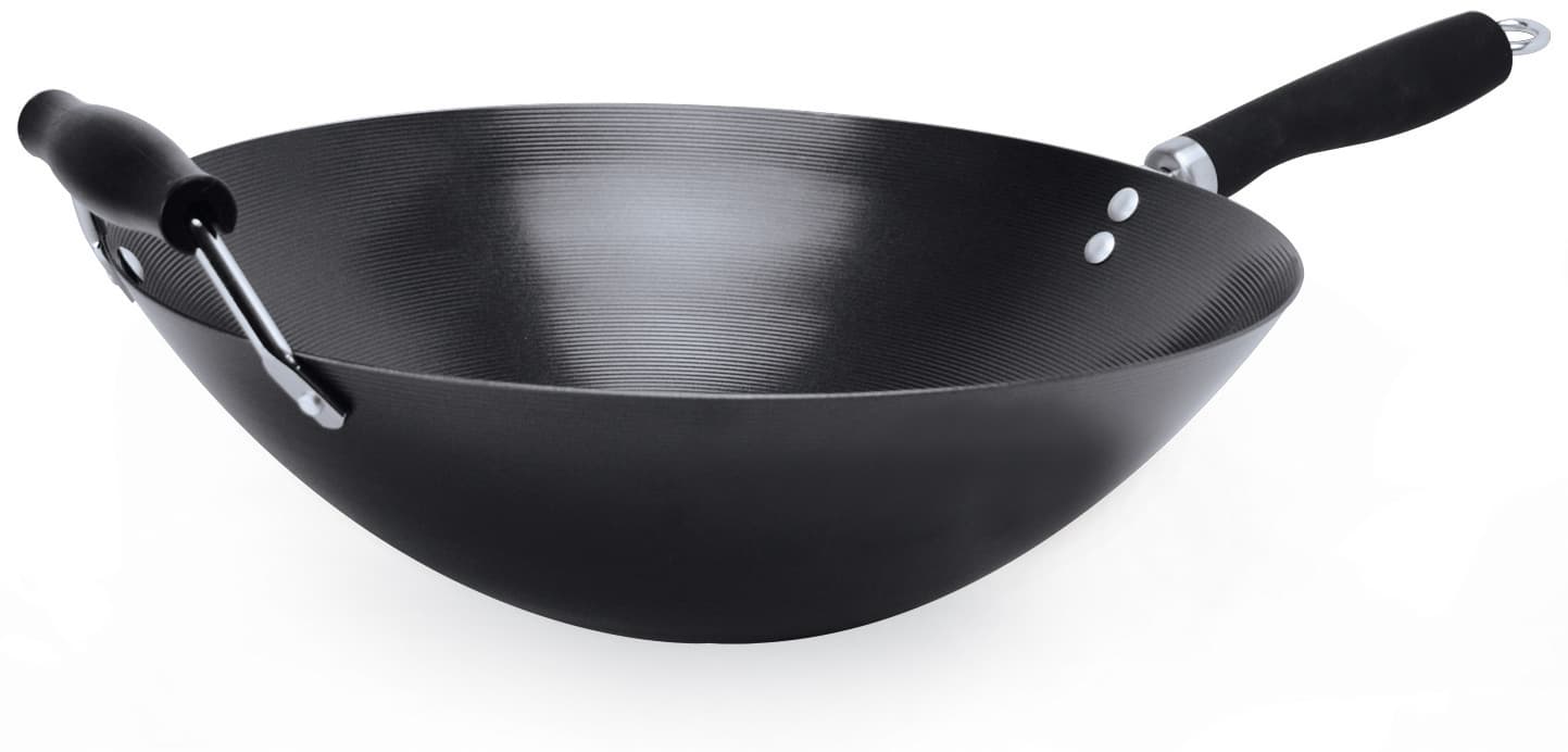14" Carbon Steel Nonstick Wok