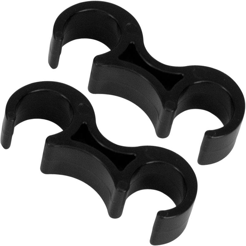 Black Plastic Ganging Clips - Set of 2 - Designed To Fit .75" Diameter Frames