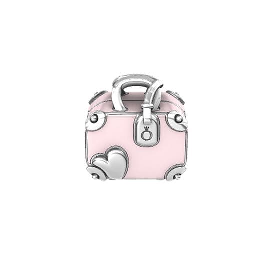 Pink Travel Bag Charm