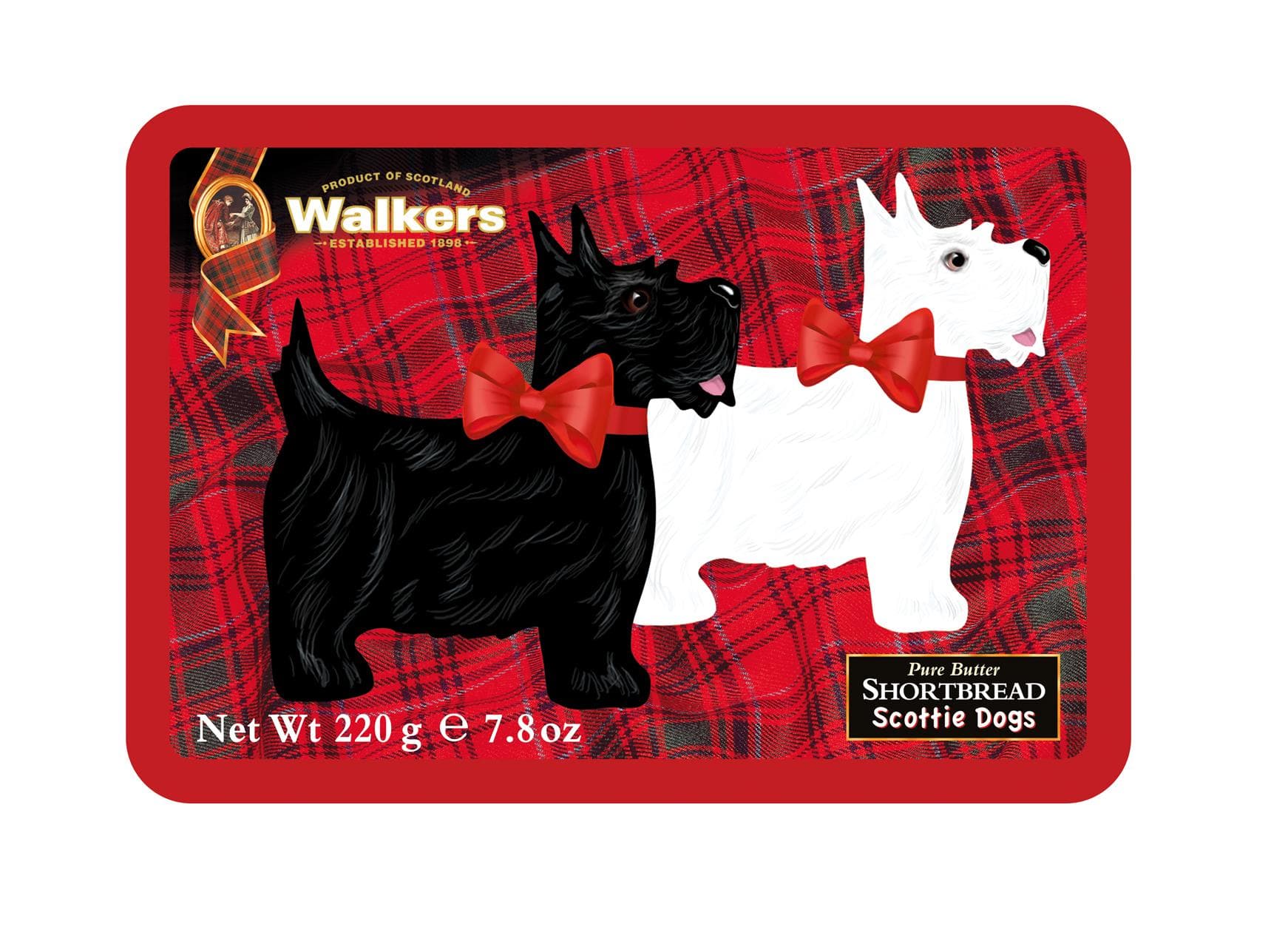 Scottie Dog - Shortbread Cookie Gift Tin