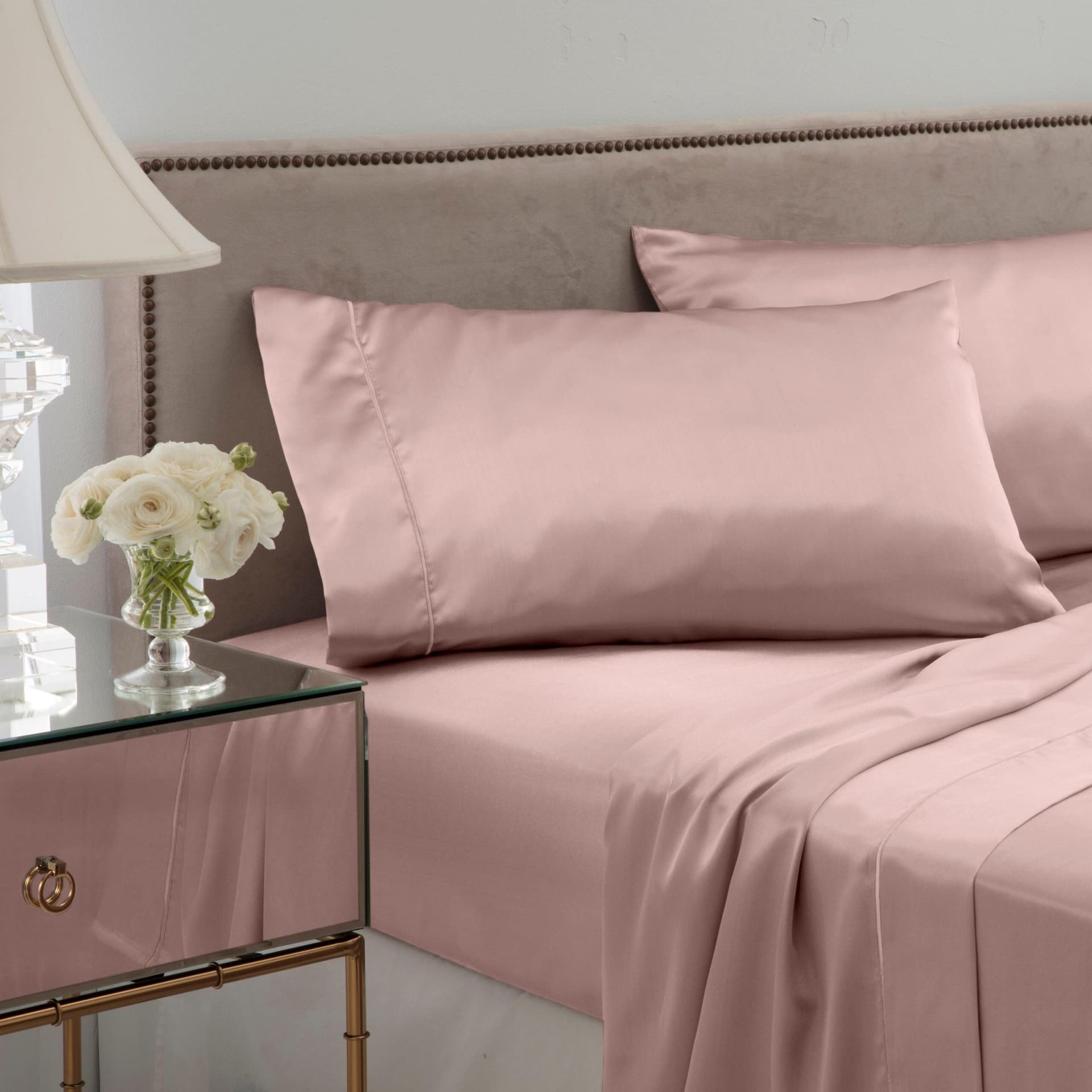 Satin Sheet Set - Queen Rose Gold