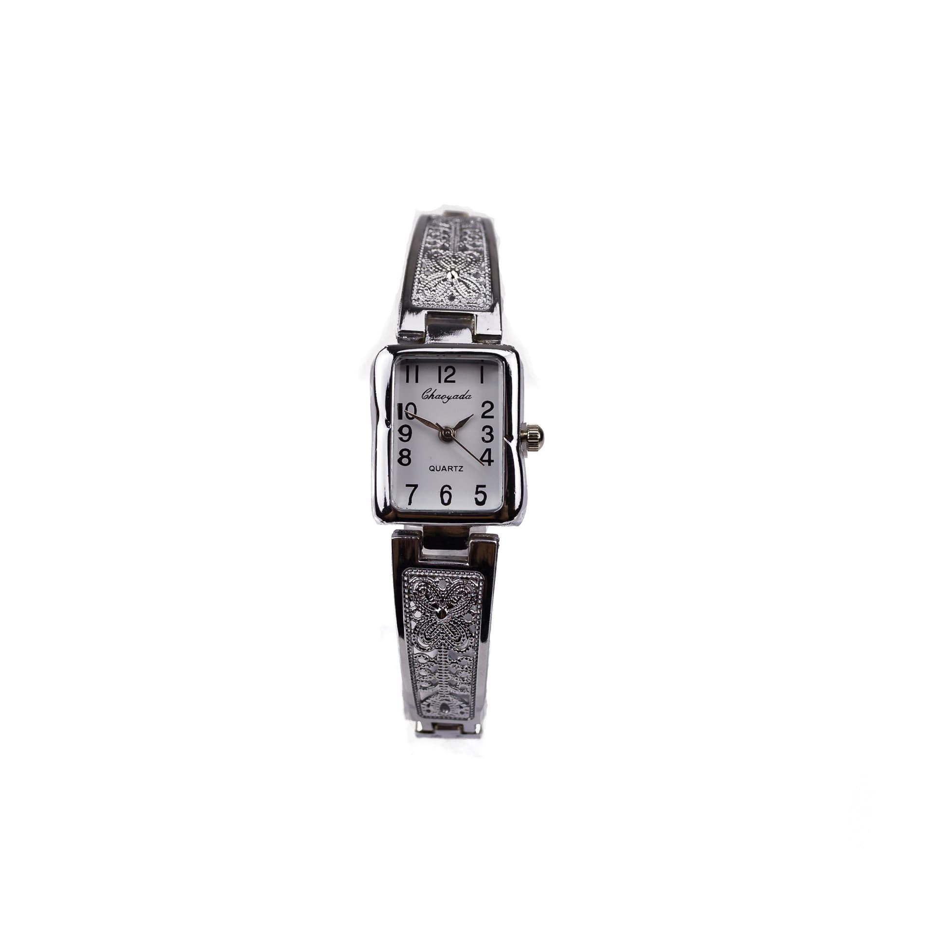 Ladies' Silver Tone Filigree Quartz Watch