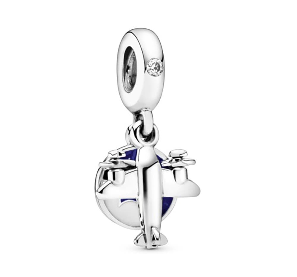 Propeller Plane Dangle Charm