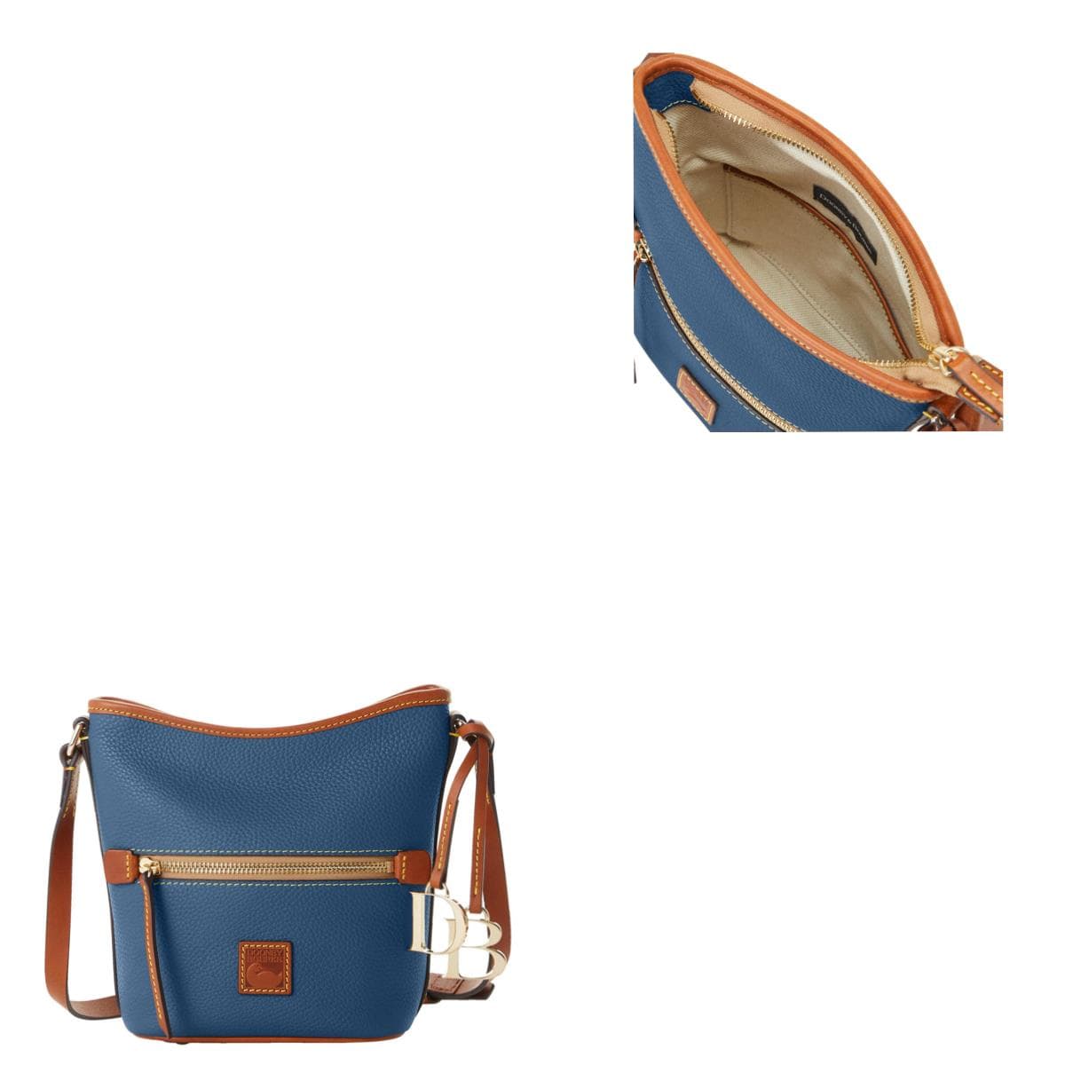 Pebble Grain Small Zip Sac