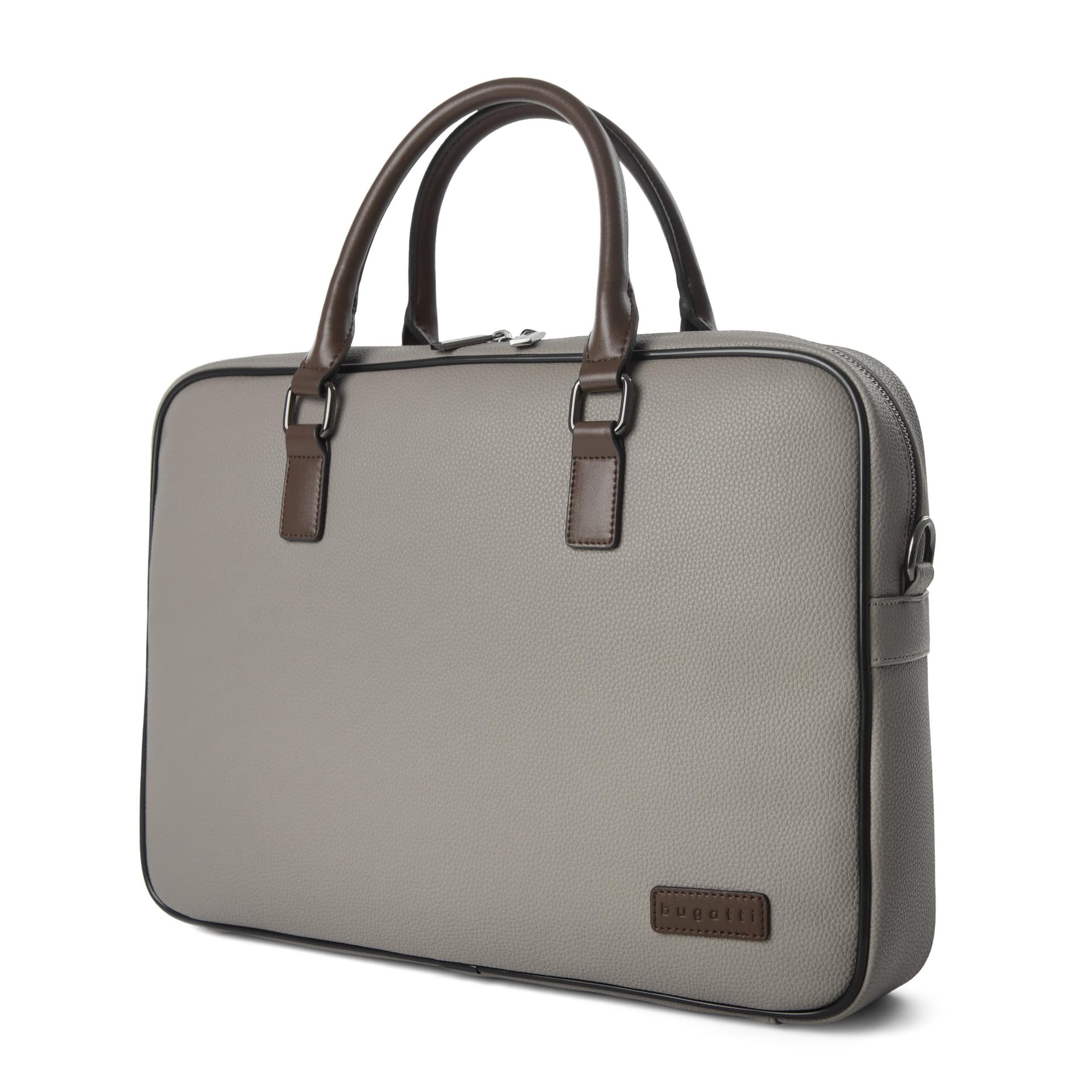 Contrast Briefcase-Grey