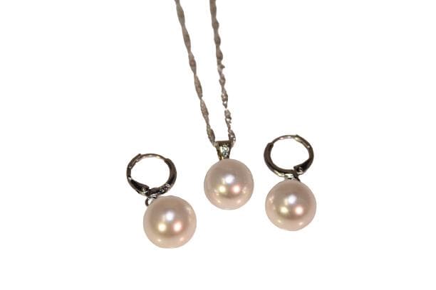 .925 Silver Pearl Ensemble
