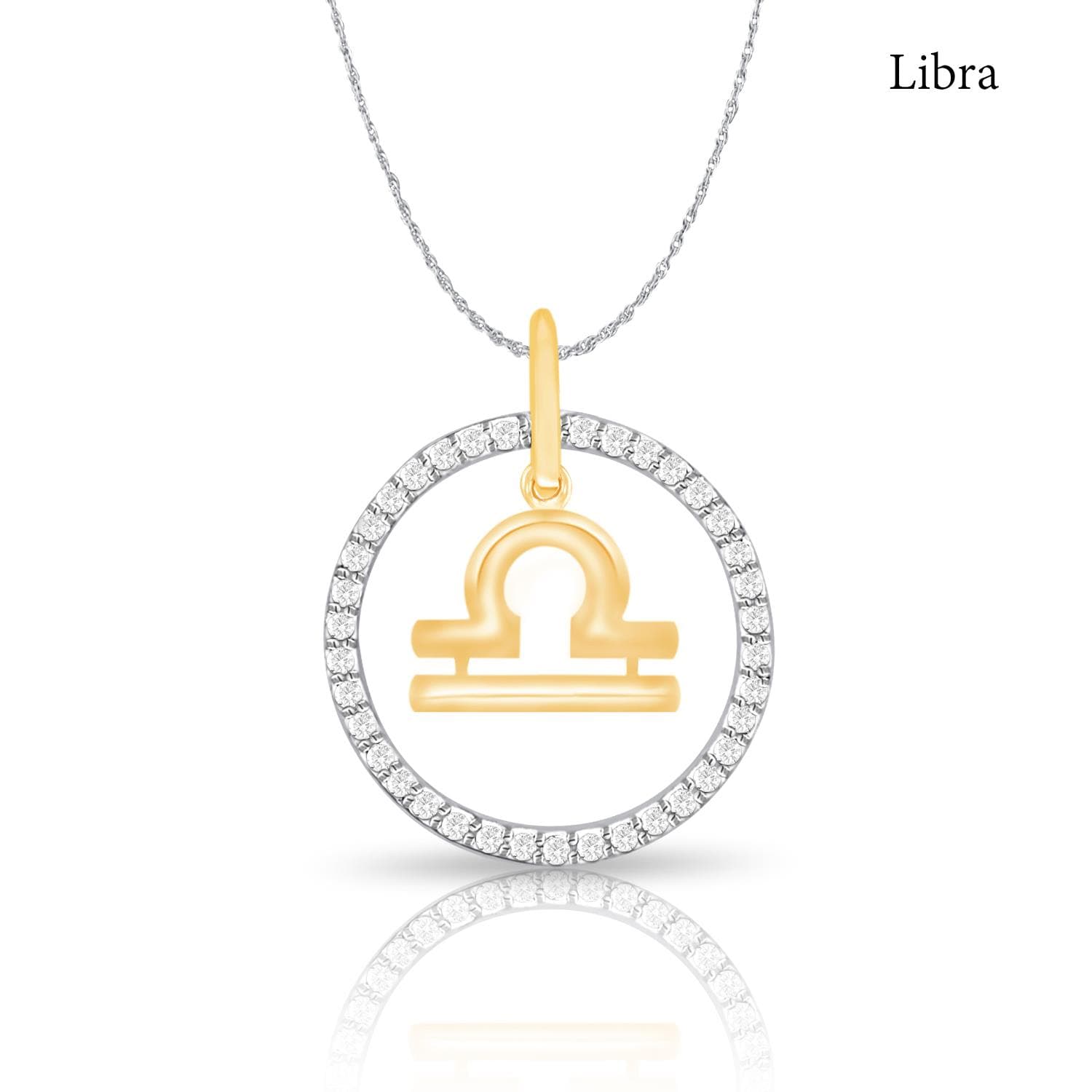 Diamond Zodiac Necklace 0.20ct