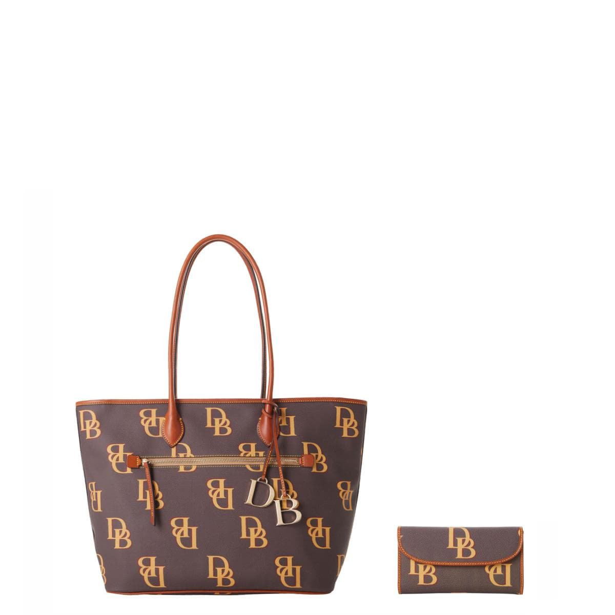 Monogram Large Tote and Continental Clutch Set