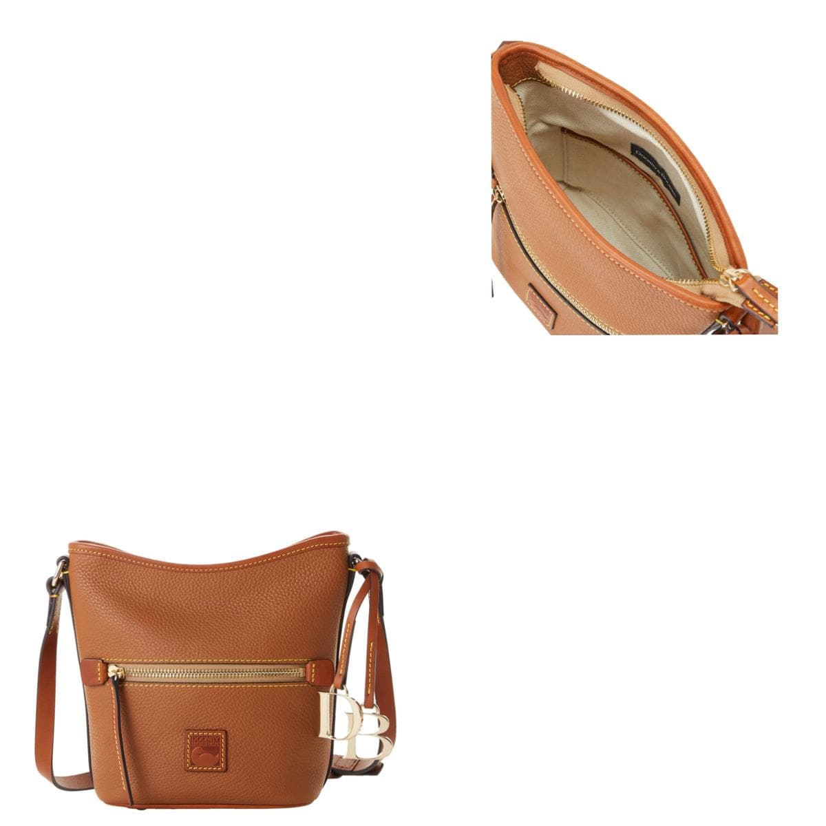 Pebble Grain Small Zip Sac