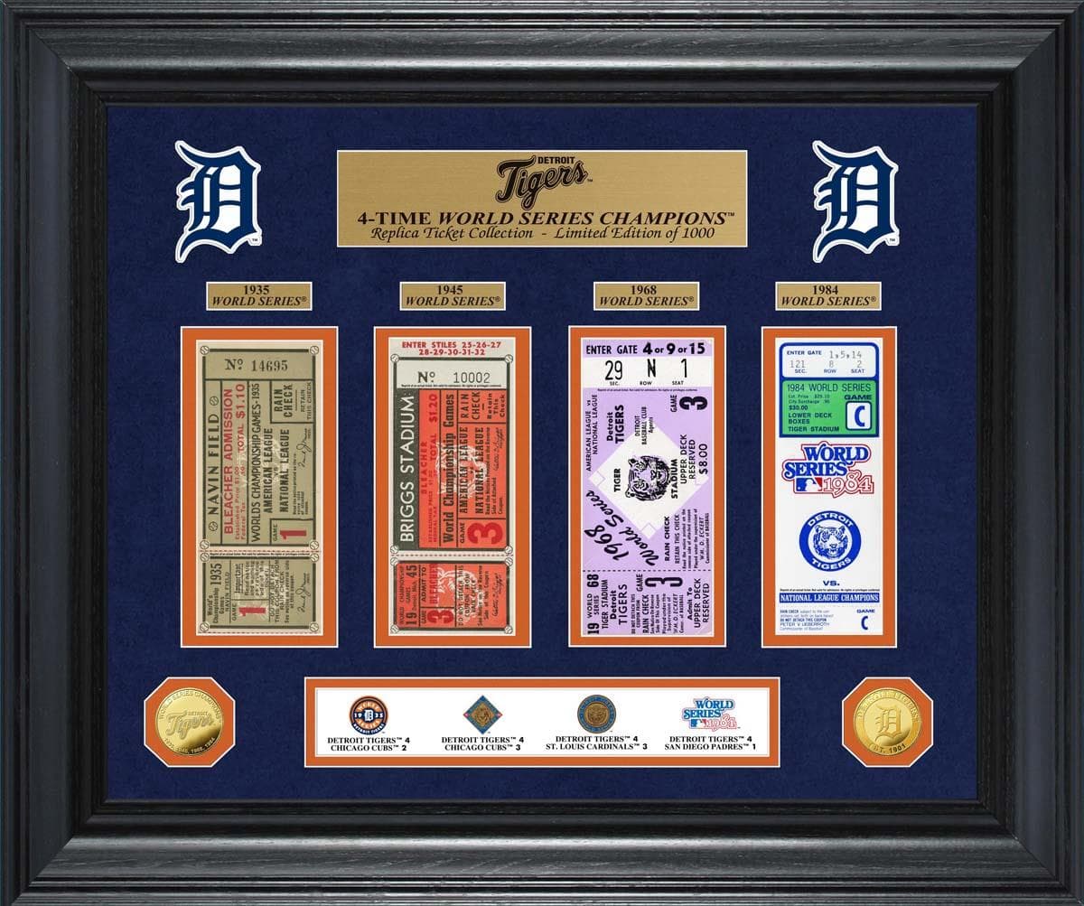 Detroit Tigers WS Deluxe Ticket Collection