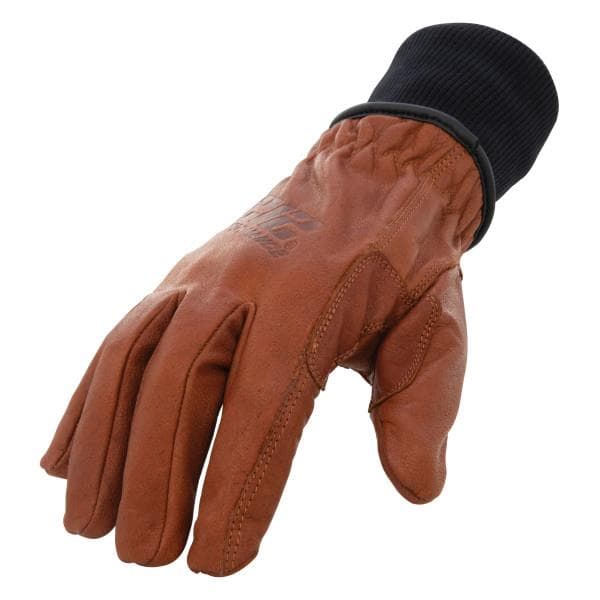 212 Performance Fleece Lined Cut Resistant Buffalo Leather Driver Winter Work Gloves: Small