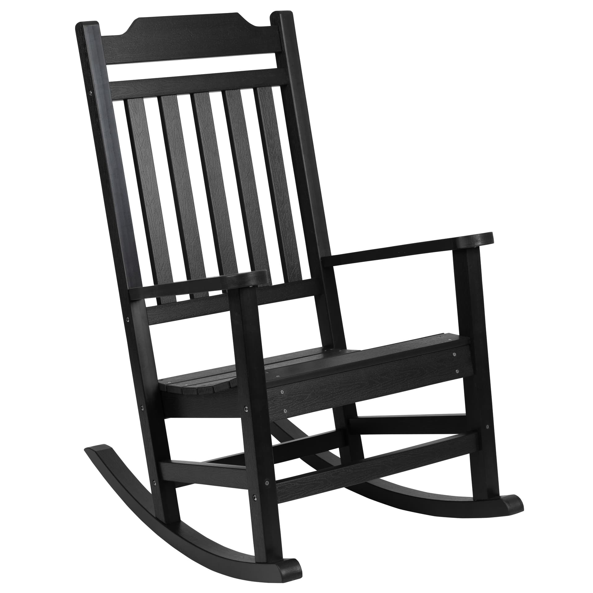 Winston Rocking Chair: Black