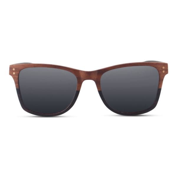 Faded Ebony & Walnut Wayfinder Wooden Sunglasses