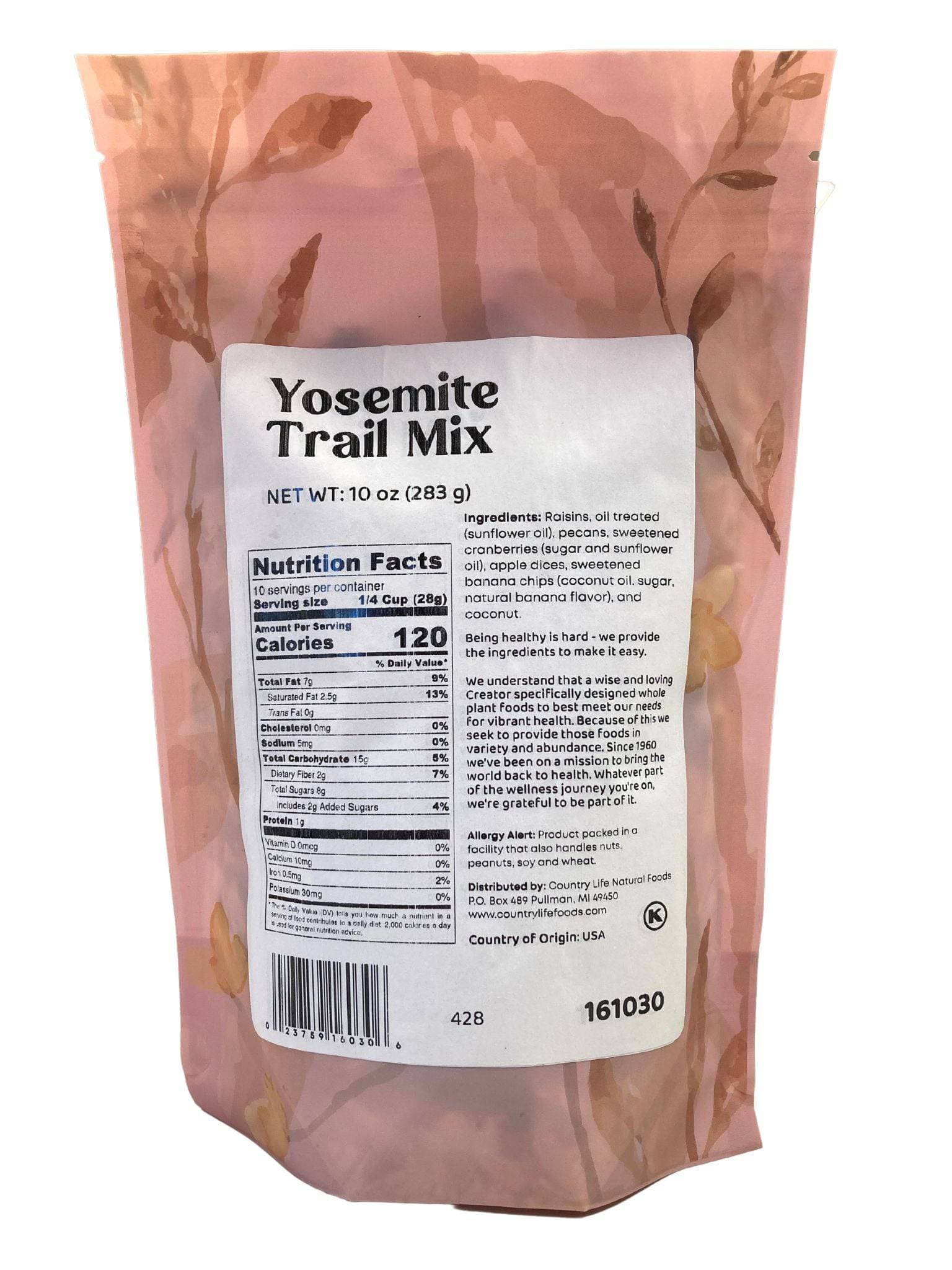 Yosemite Trail Mix - Country Life Natural Foods