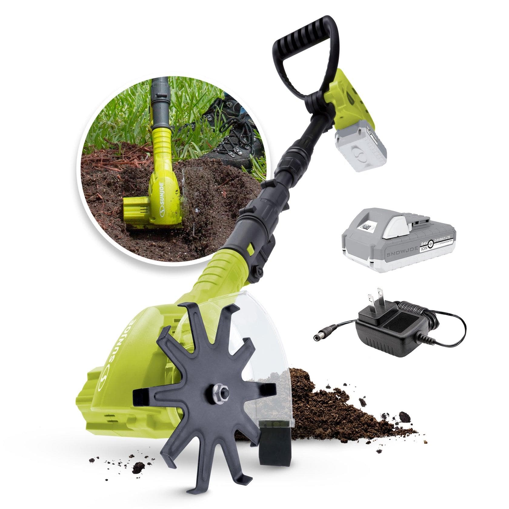 24v Cordless Telescoping Cultivator/Weeder Set