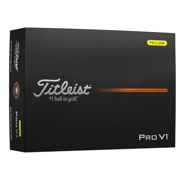 Titleist 2025 ProV1 Yellow Golf Balls - 1 Dozen