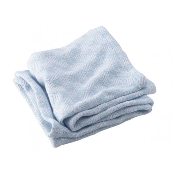 Faribault Mill Pogonia Cotton Baby Blanket - Blue