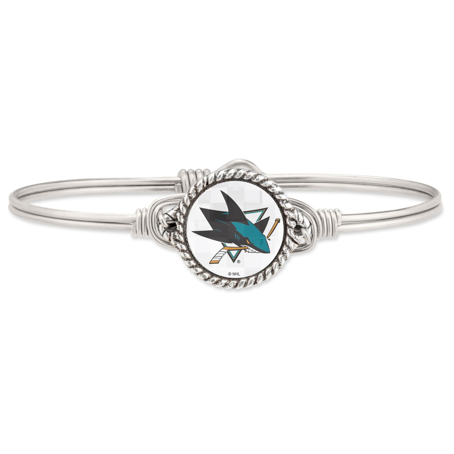 San Jose Sharks Bangle Bracelet Size Petite