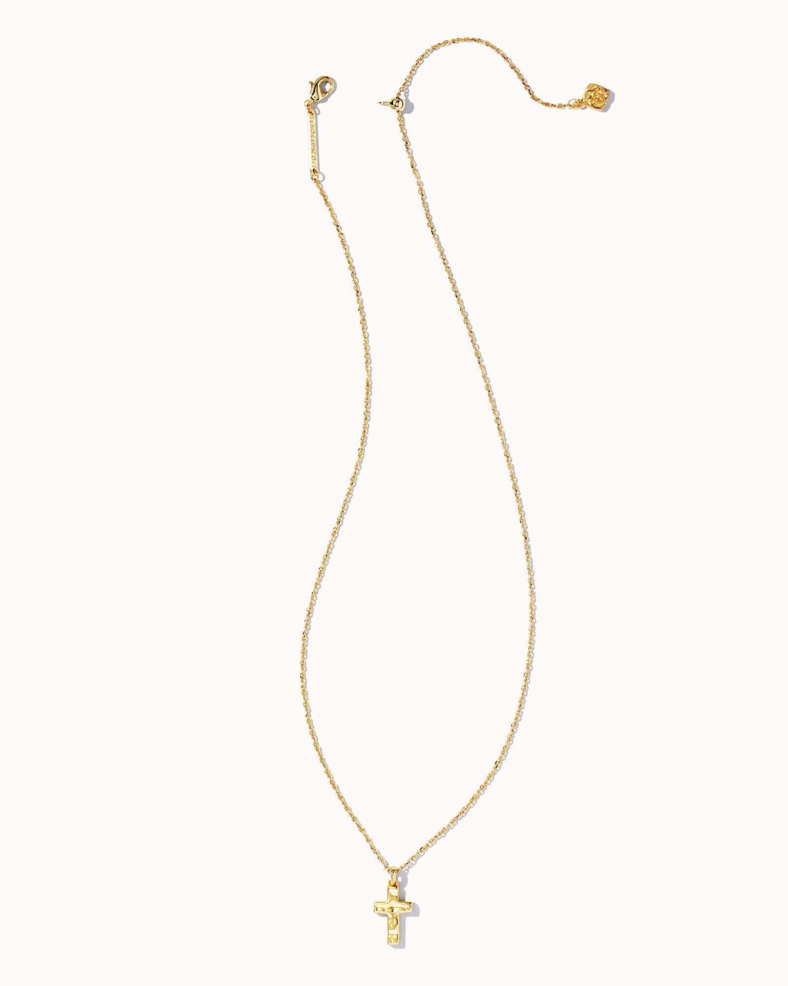 Cross Pendant Necklace in Gold