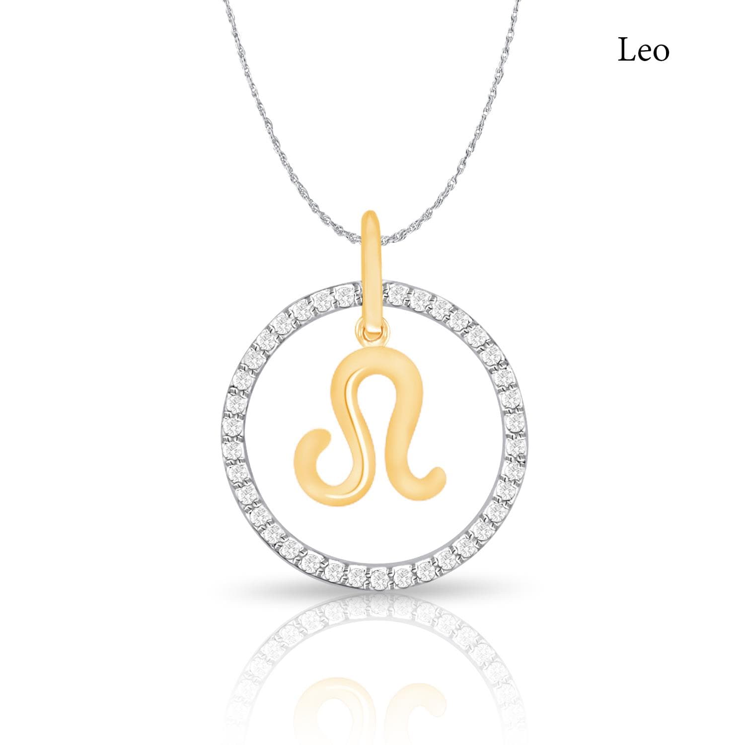 Diamond Zodiac Necklace 0.20ct