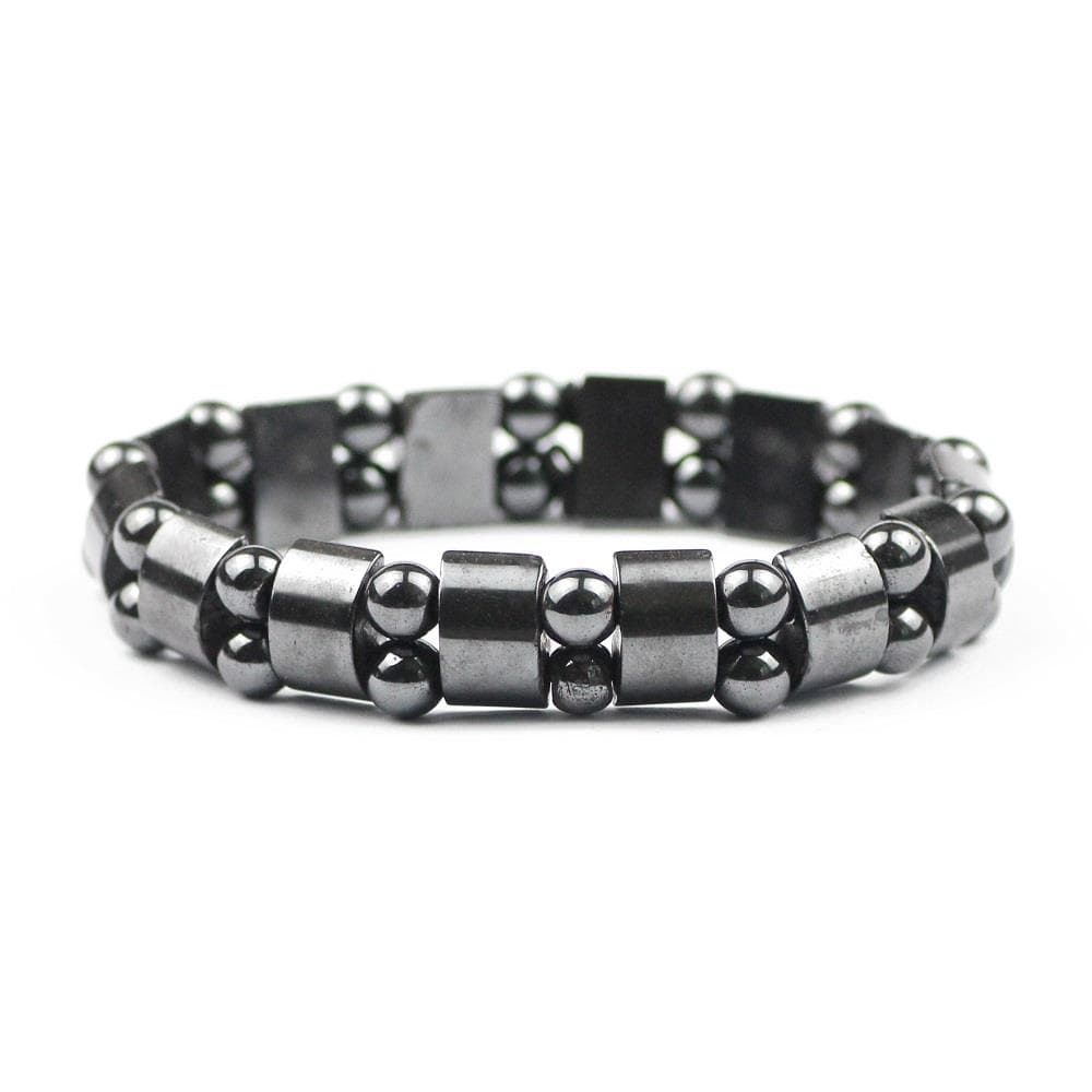 Black Magnetic Hematite Healing Stretch Bracelet