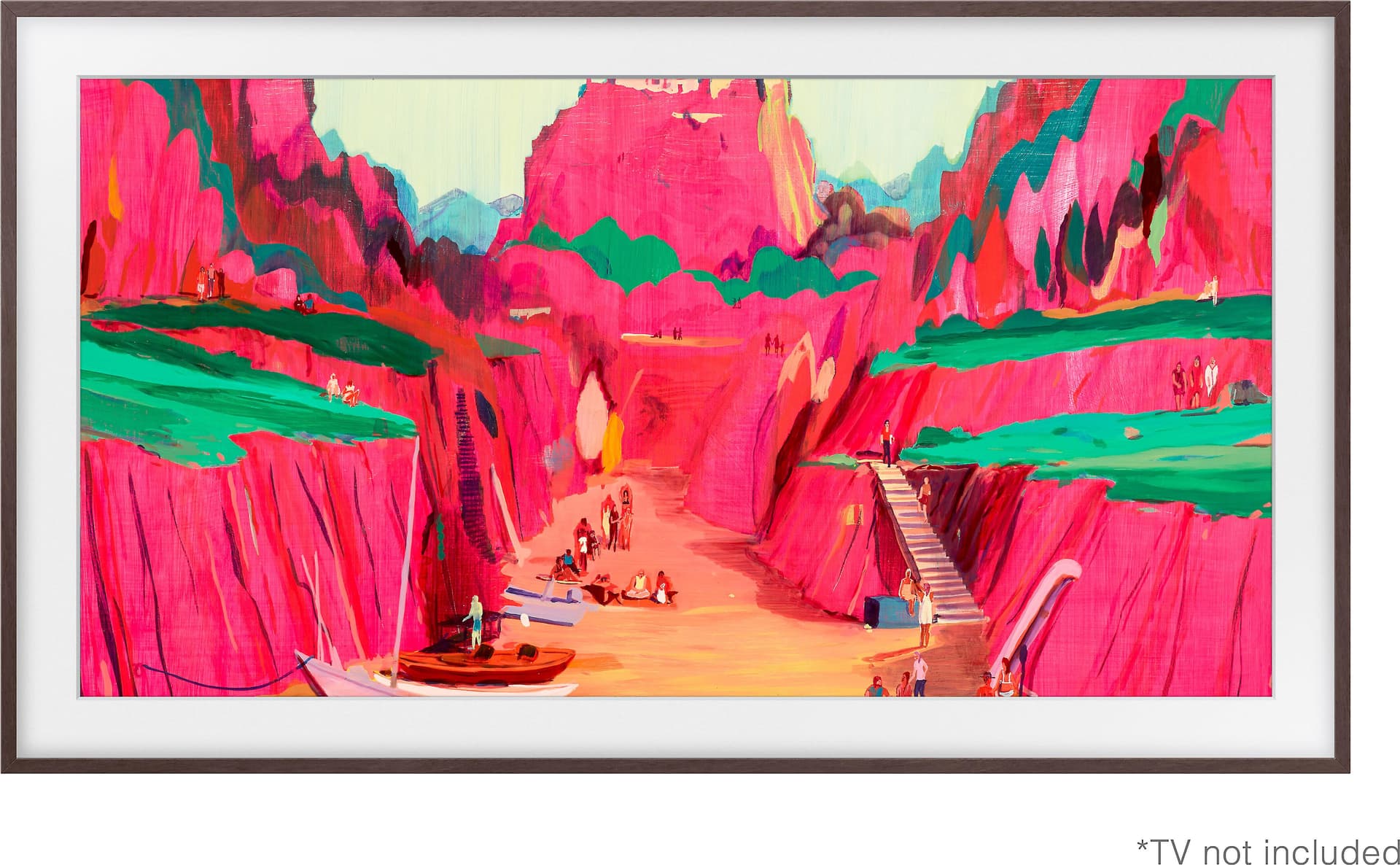 Samsung 75" The Frame Customizable Bezel (Modern)