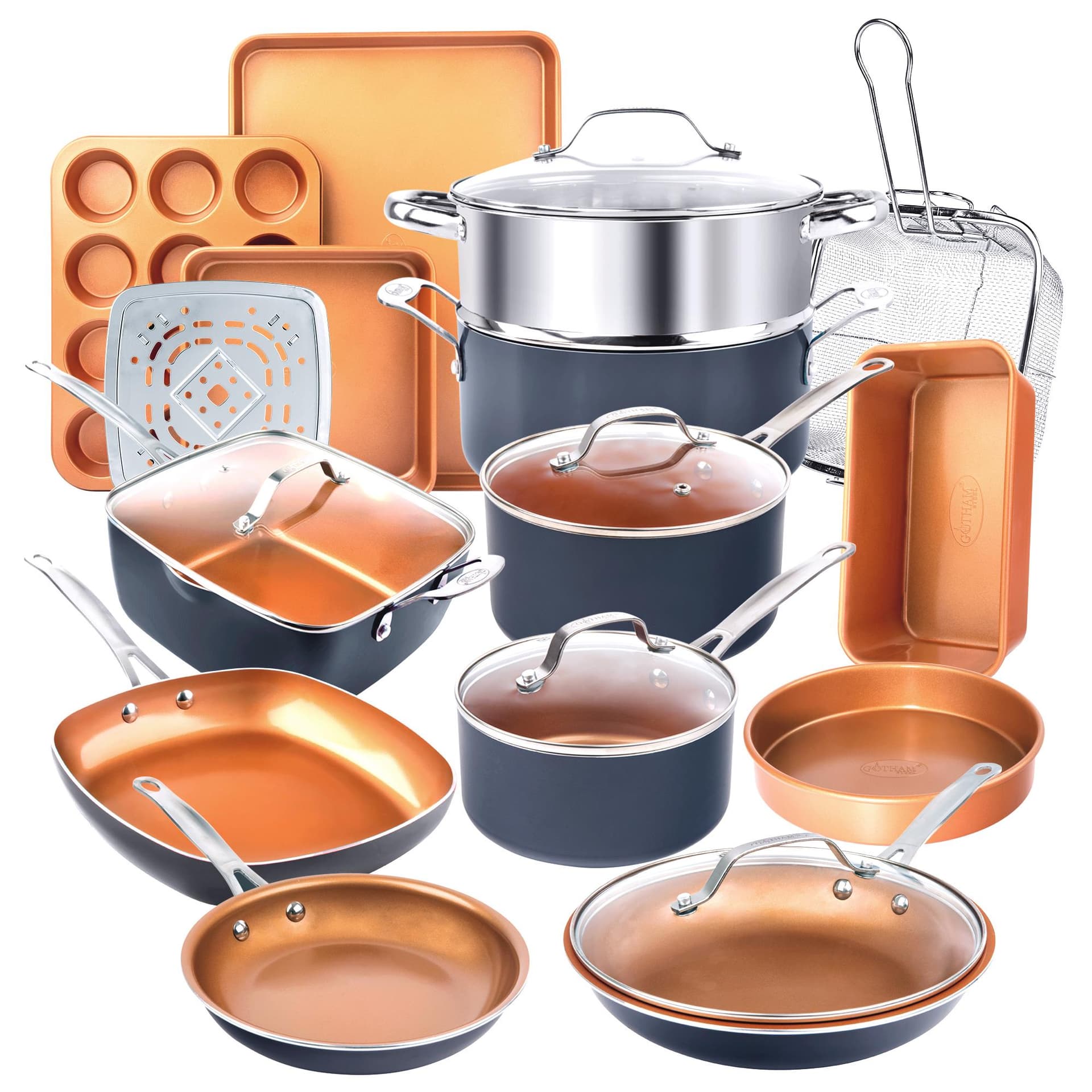 Cookware & Bakeware No Cheat Pieces Set Size 20 Pieces