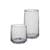 16pc Brockhill Drinkware Set Smoke Gray