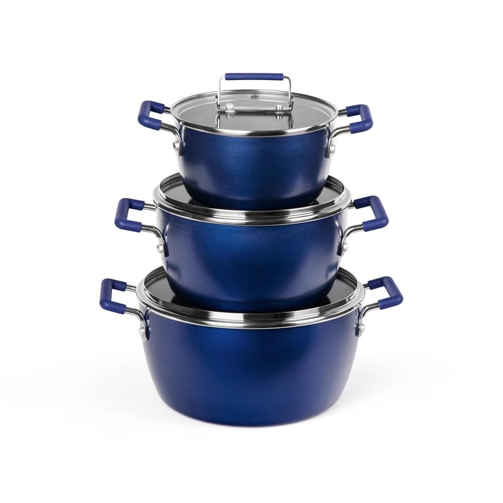 Nesting Stackable Pots Set Size 6 Piece Set