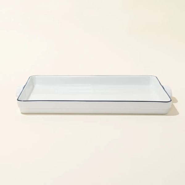 9 x 13 Baking Slab - Blue Rim