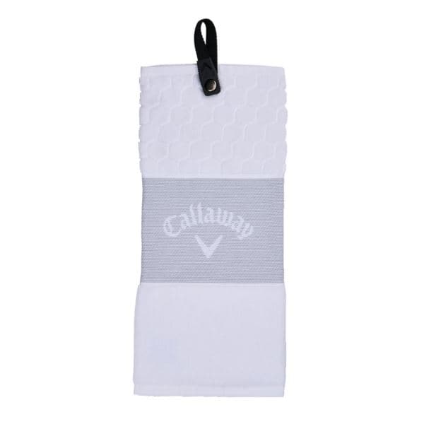 Callaway Trifold Towel - White