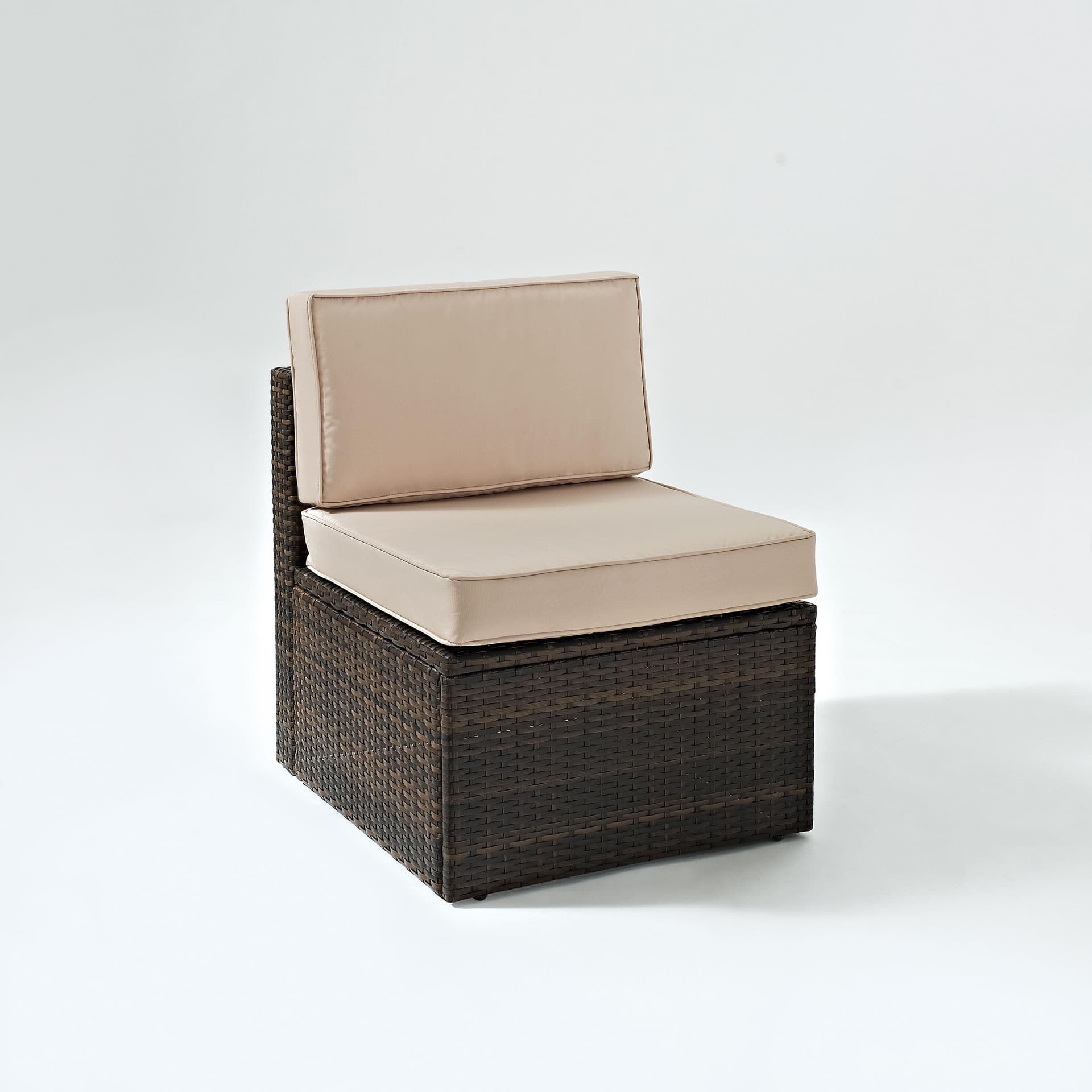 Palm Harbor Wicker Armless Outdoor Sectional Chair