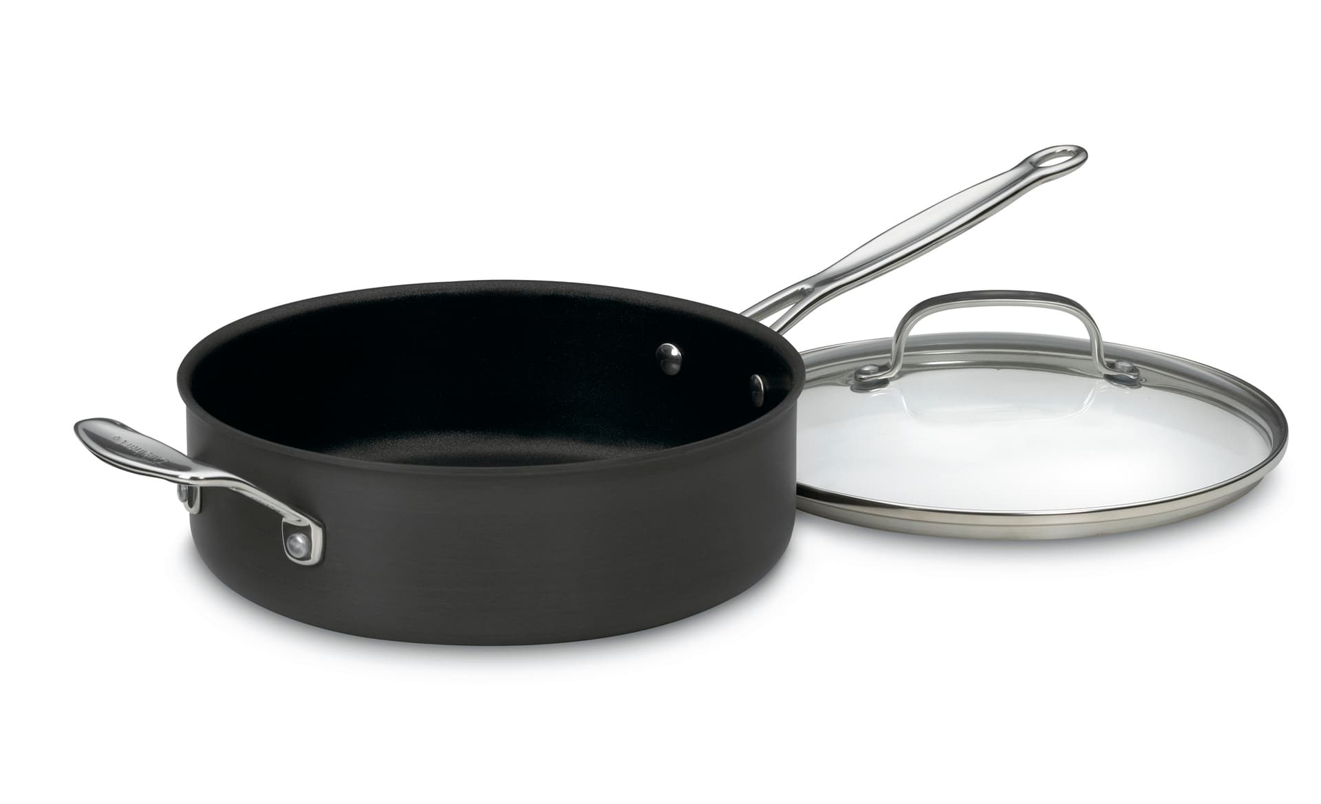 Chef's Classic Non-Stick Hard Anodized 5-1/2 Qt. Saut Pan
