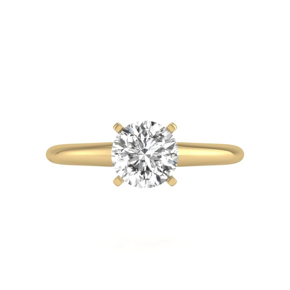 2 CT Round Lab Diamond Solitaire Ring Size 7.5