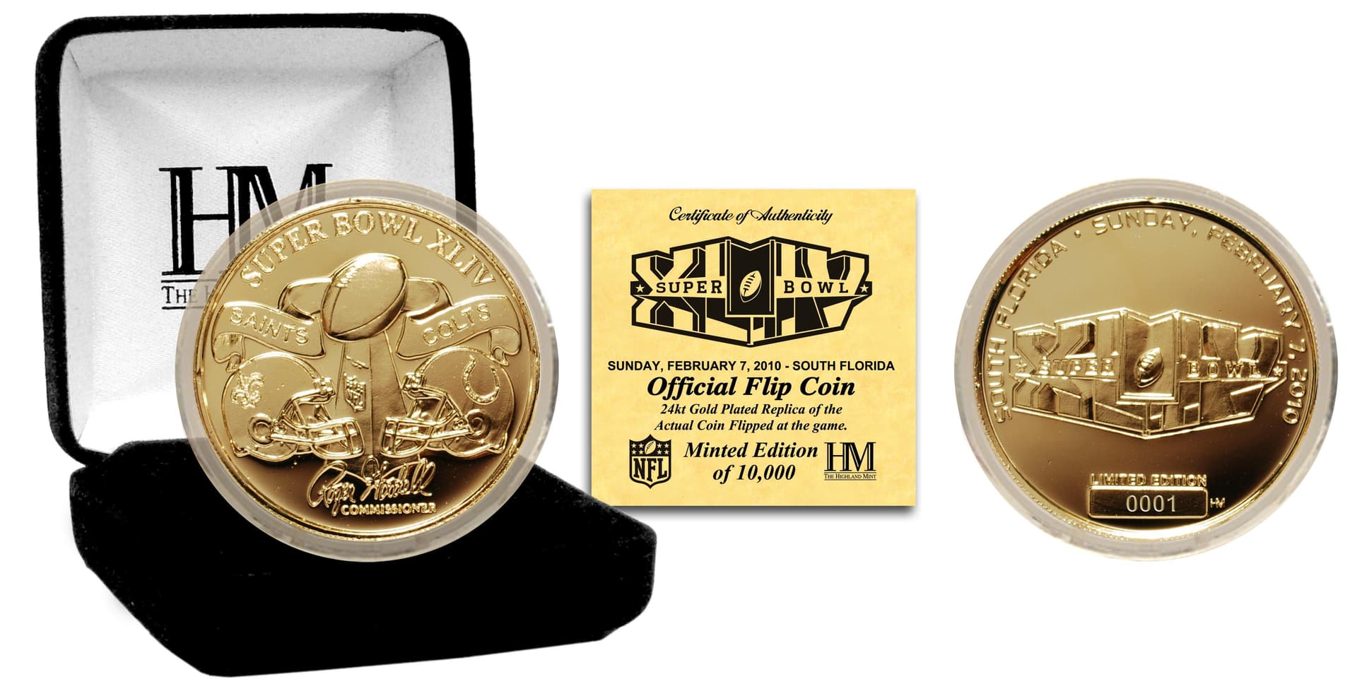 Super Bowl XLIV Flip Coin