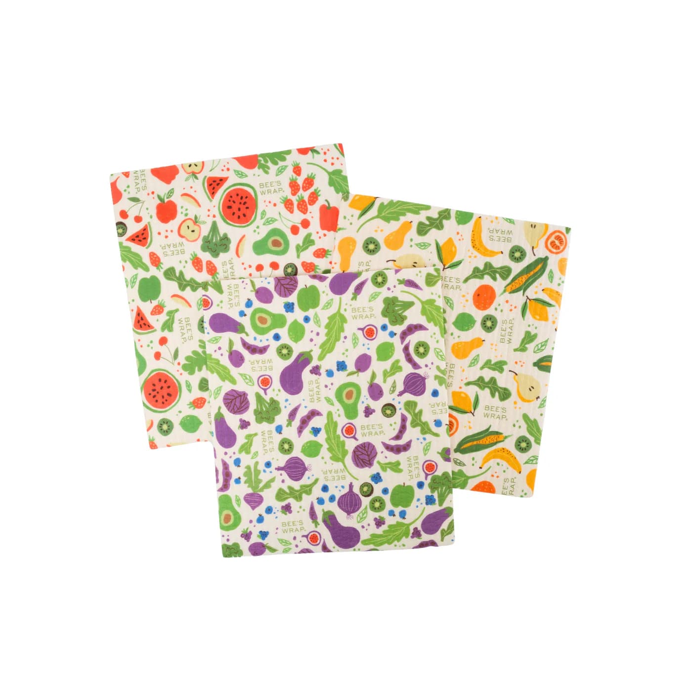 Reusable Swedish Dishcloths, 3-Pack – Assorted Prints